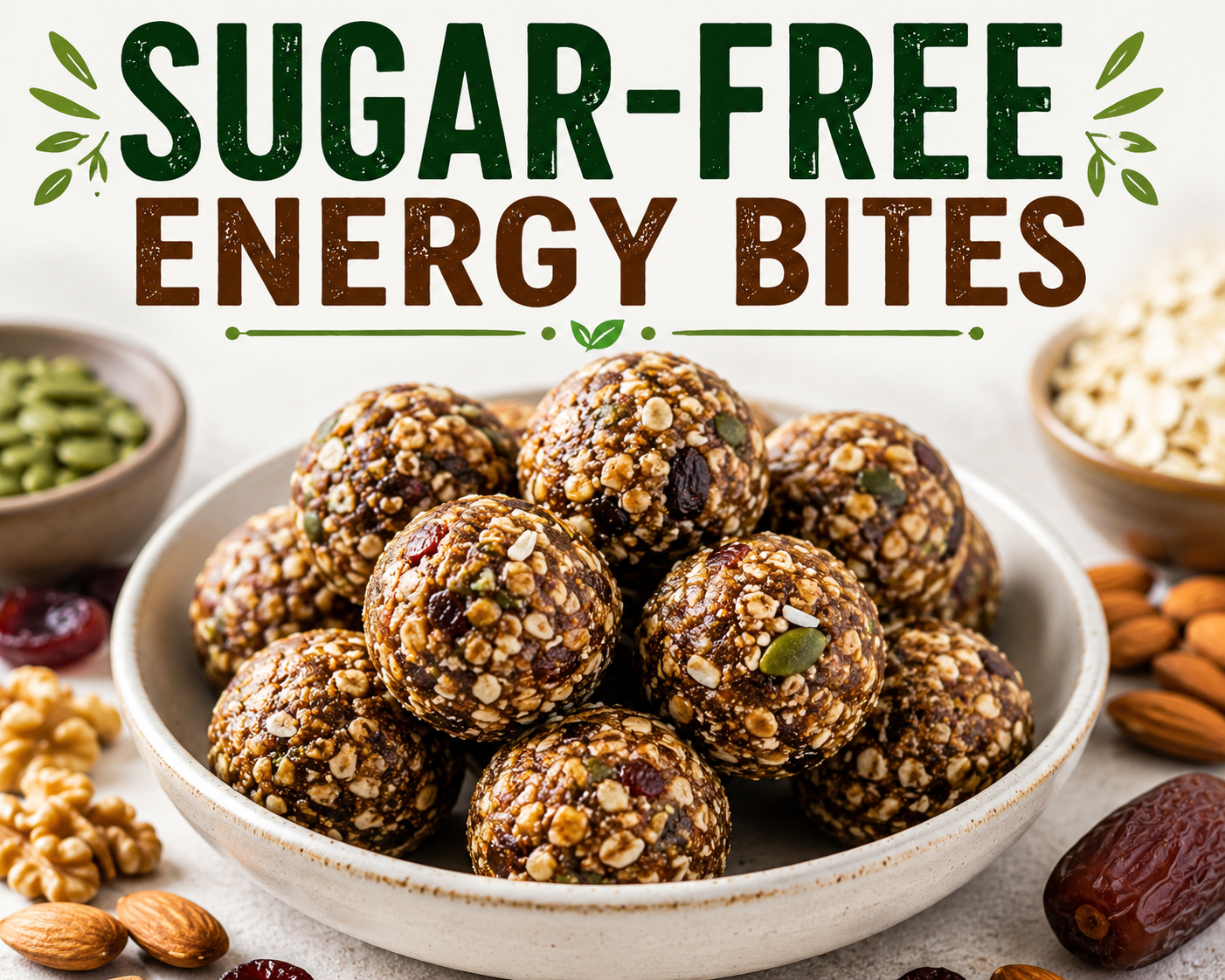 SUGAR-FREE ENERGY BITES