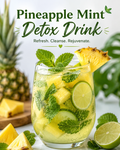 DETOX DRINK – PINEAPPLE AND MINT