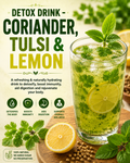 DETOX DRINK – CORIANDER, TULSI & LEMON