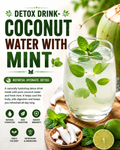 DETOX DRINK – COCONUT WATER WITH MINT