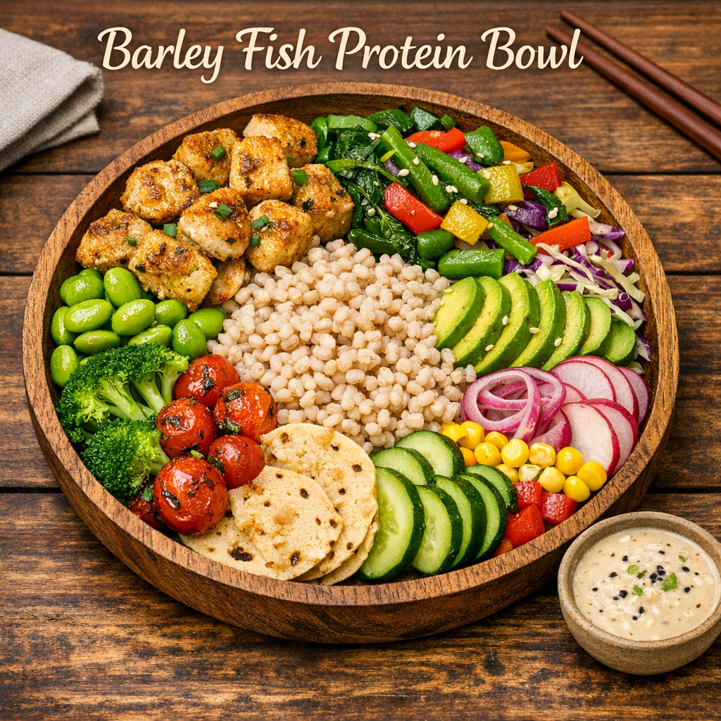 Barley Fish Protein Bowl