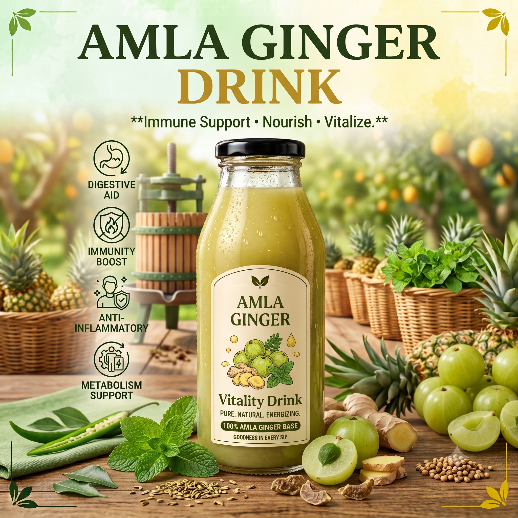 Amla Ginger Drink
