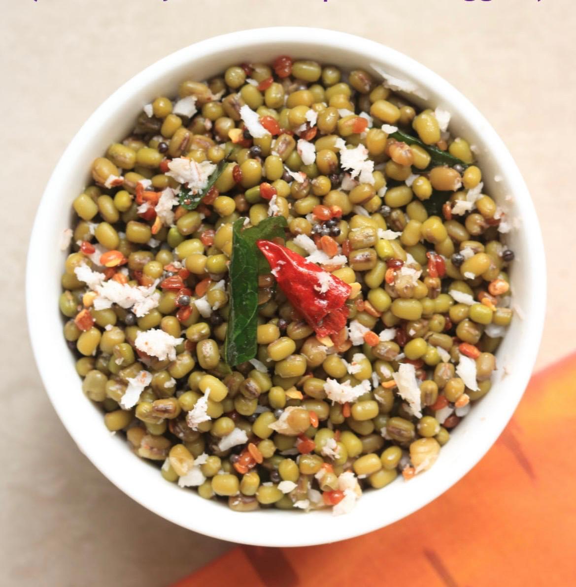 Green Moong Sundal
