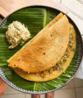 Chicken Stuffed Moong Chilla, Guava, Salsa